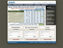 Tablet Screenshot of annuityratewatch.com